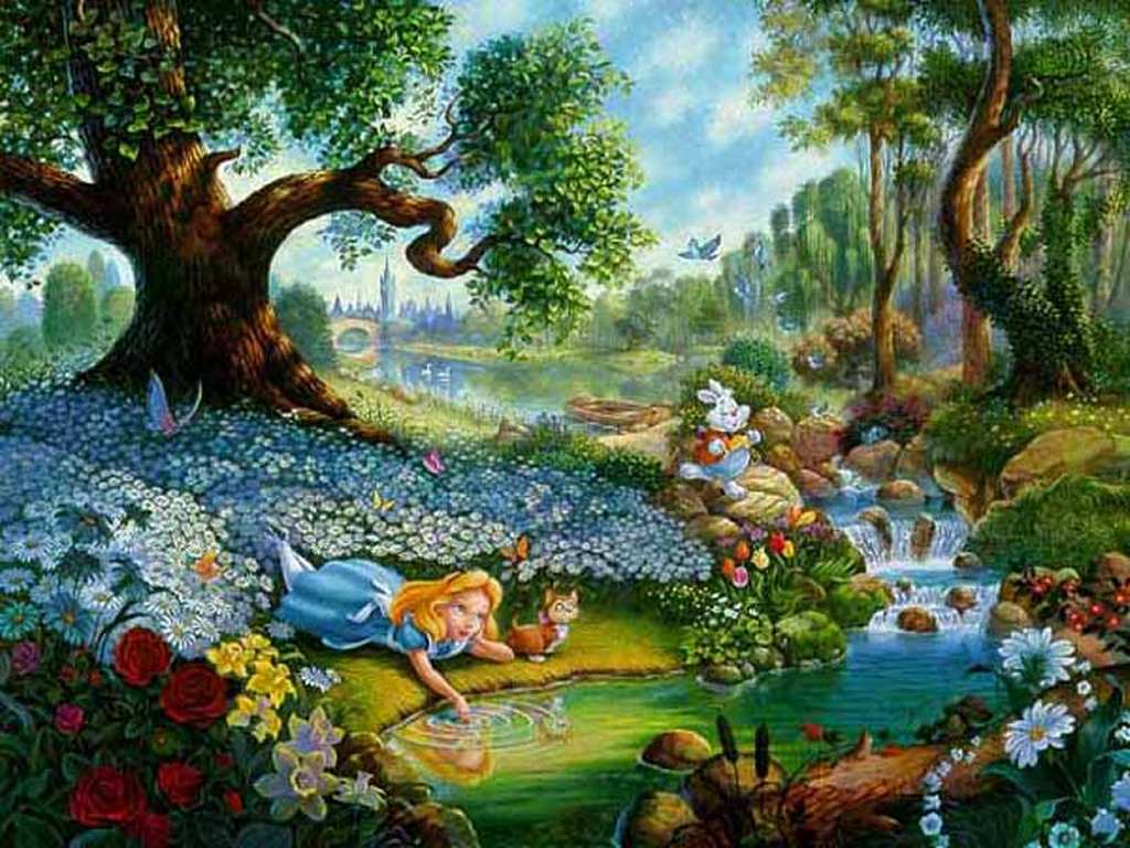 Cartoon Funny Cartoons Tom Jerry Alice Wonderland Disney