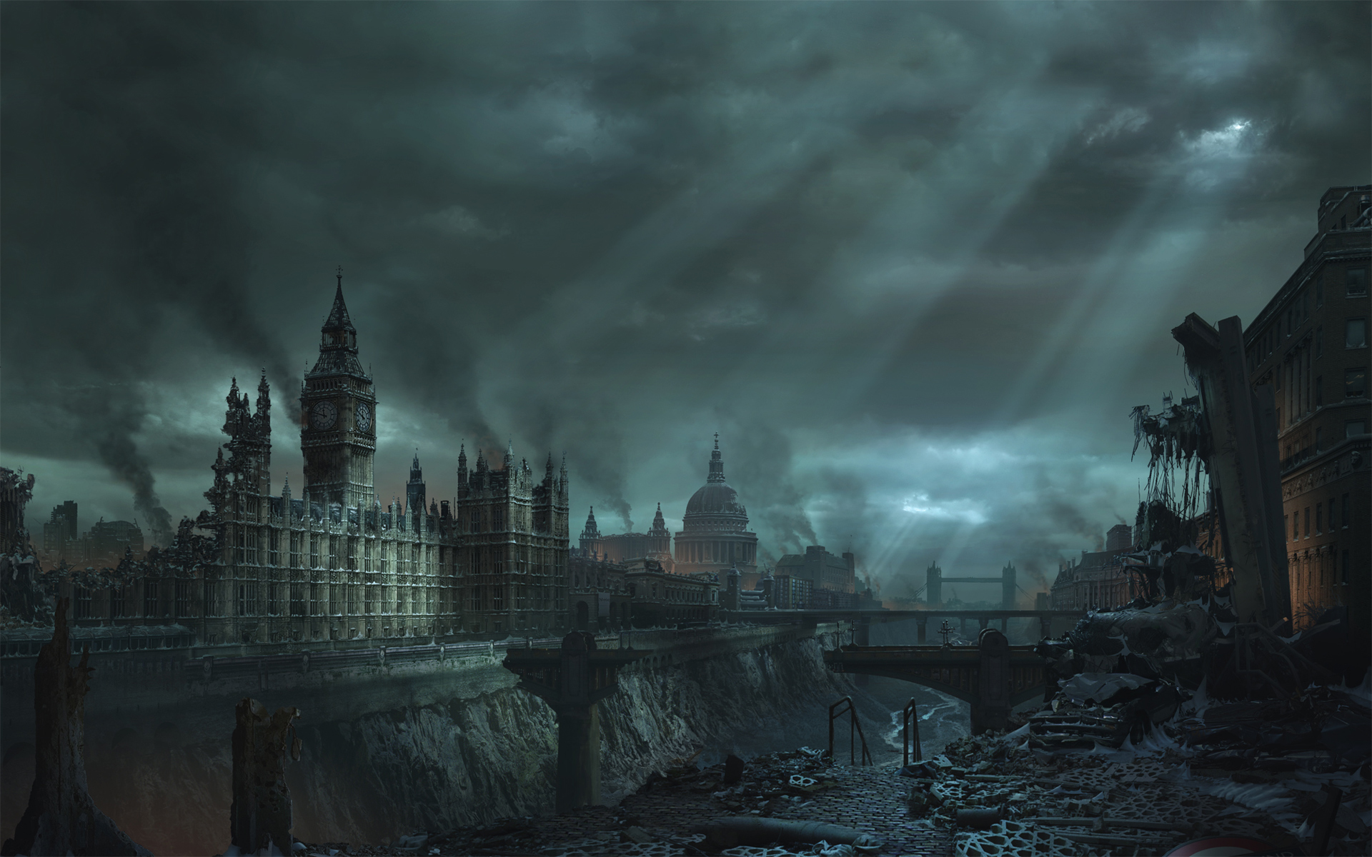 Big Ben London Apocalypse HD Wallpaper