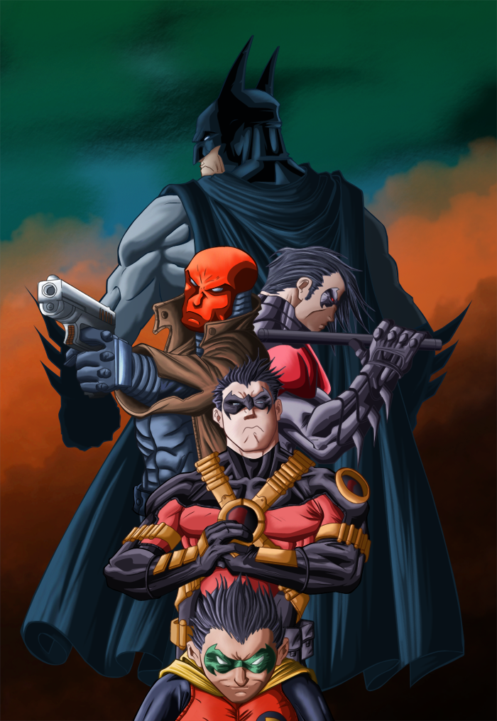 The Bat Family By Leackim7891