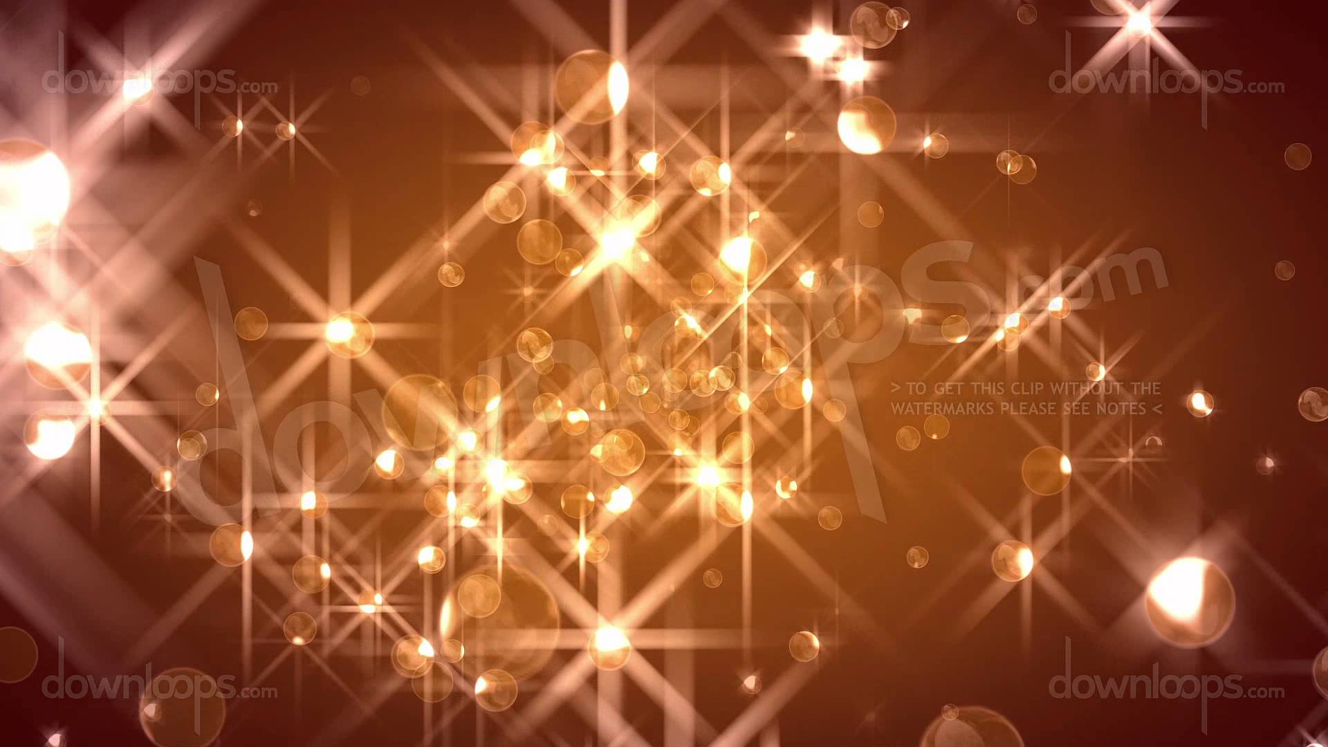 Florbs Glamorous Golden Christmas Video Loop Animated