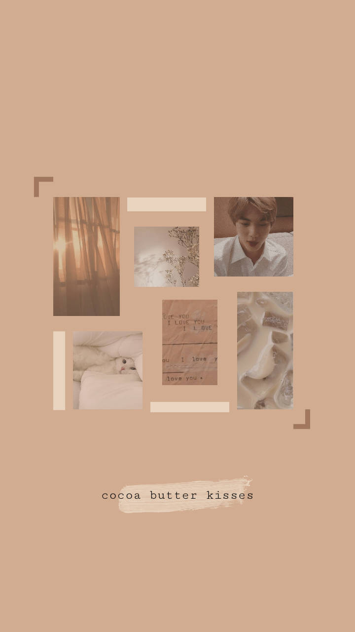 Soothing Beige Aesthetic Phone Wallpaper
