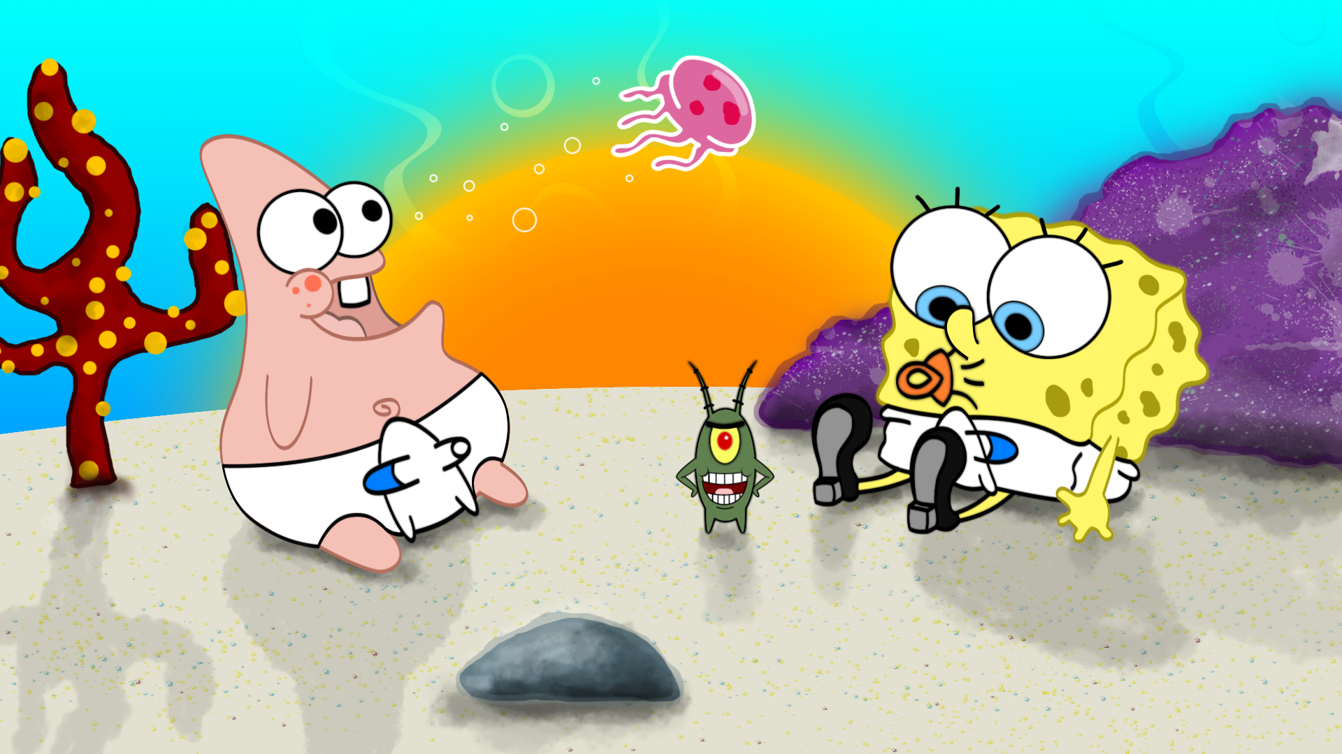 50+ Cool SpongeBob Wallpapers on WallpaperSafari