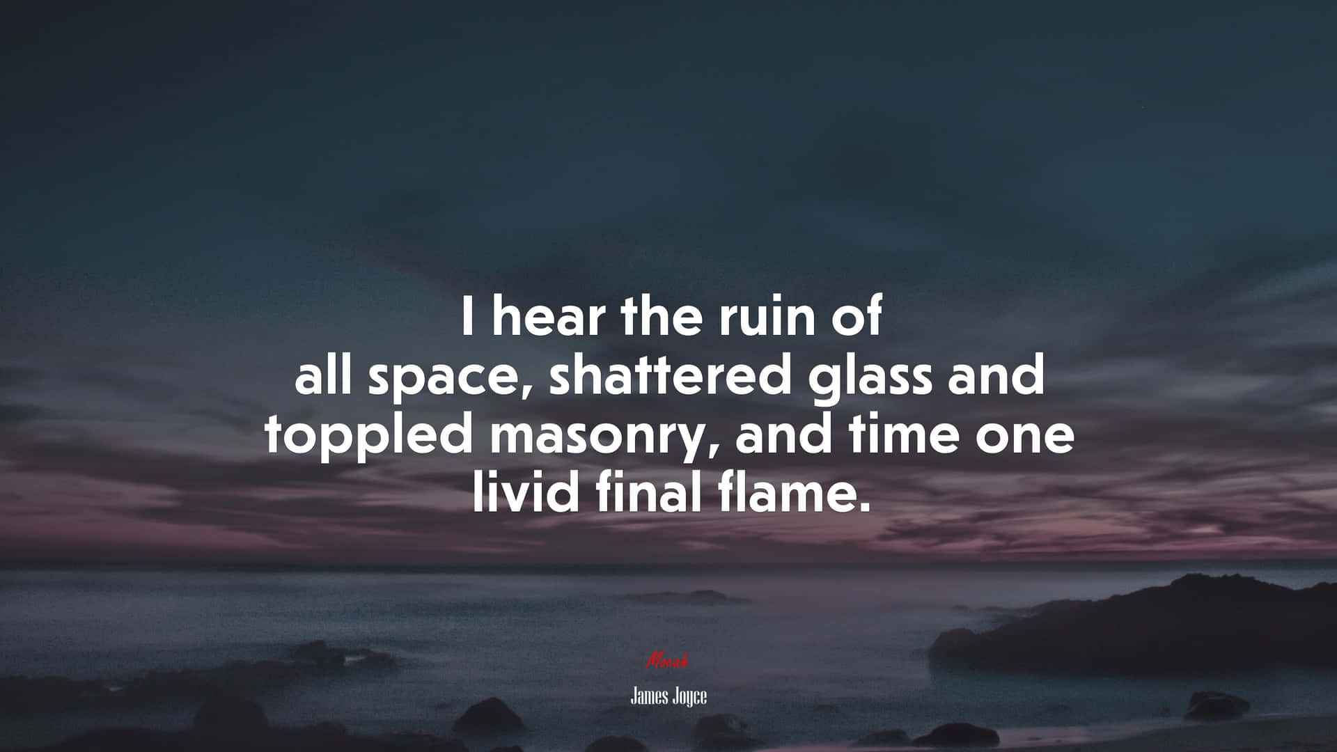 Livid Final Flame Quote Wallpaper