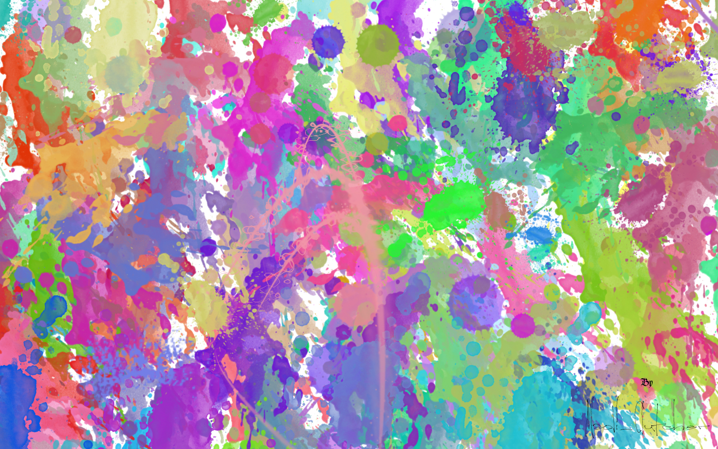 Paint Splash By Madi Desktop Wallpaper