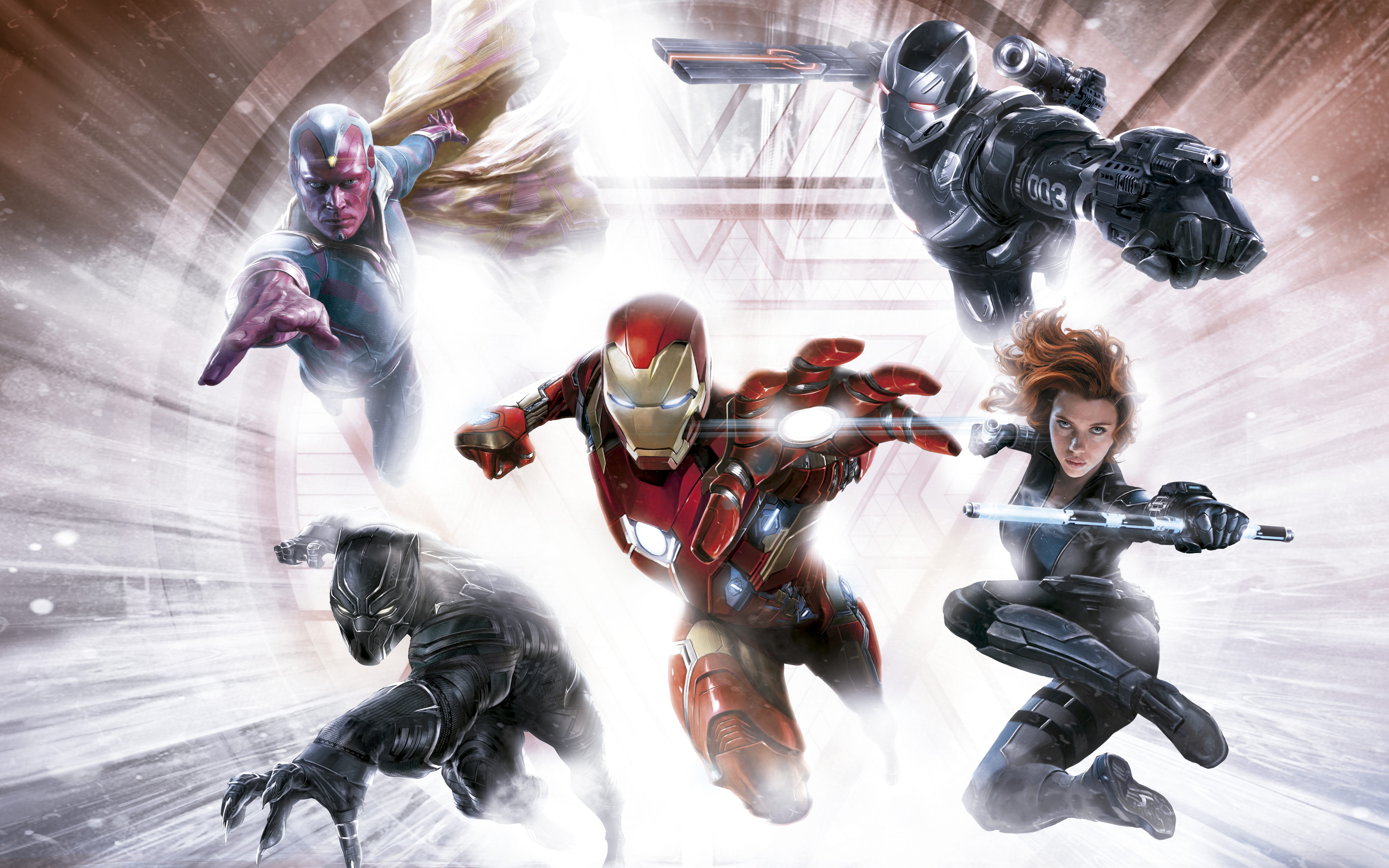 Iron Man Vs Captain America Black Panther Winter Soldier