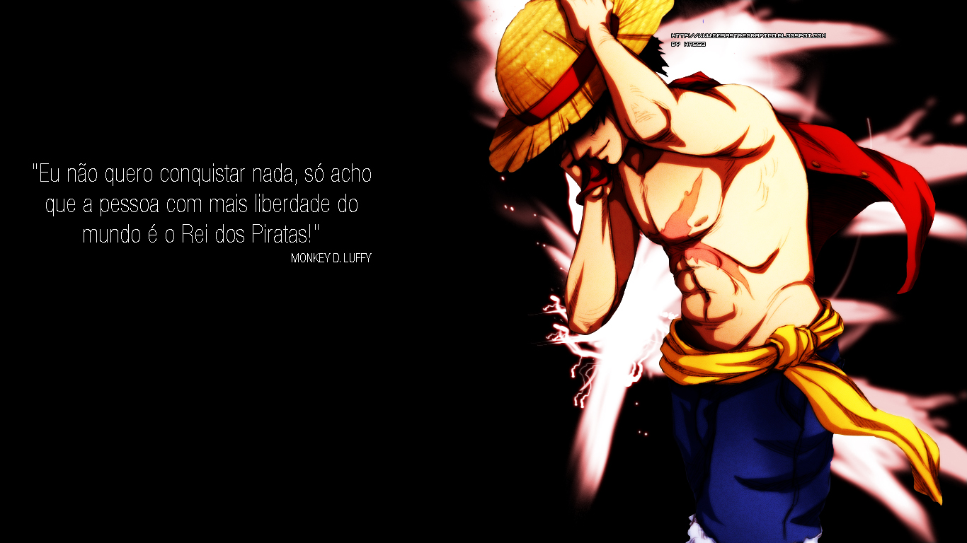 One Piece Luffy Quotes QuotesGram 1366x768