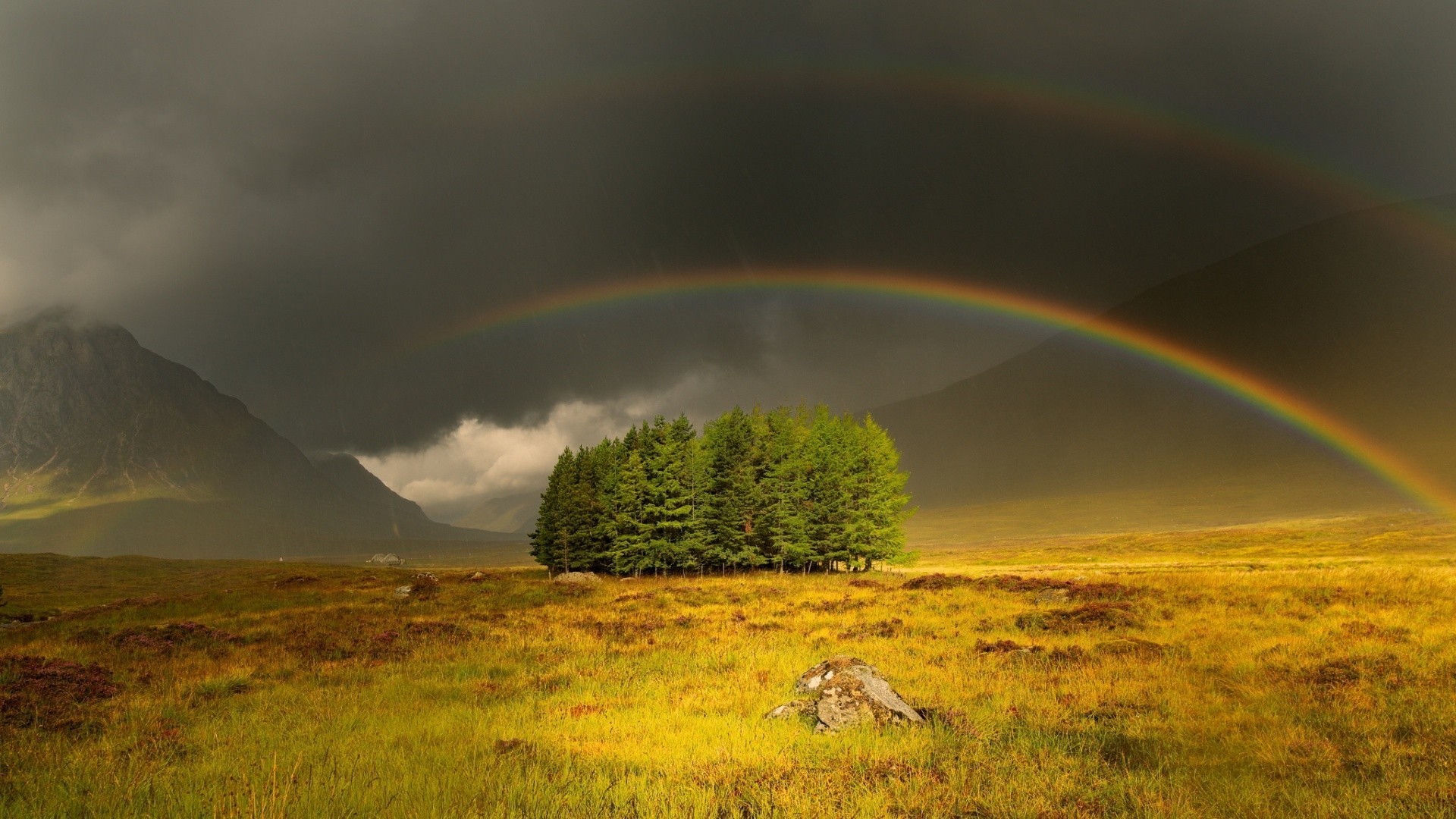 Beautiful Rainbow Nature HD Wallpaper