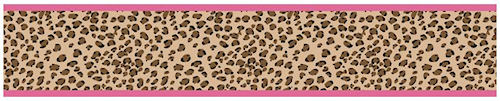 Animal Print Wallpaper Border Cheetah Pink