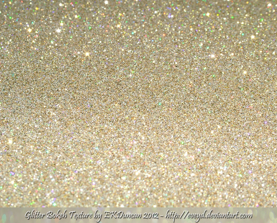 Bokeh Glitter Gold Texture Background By Eveyd