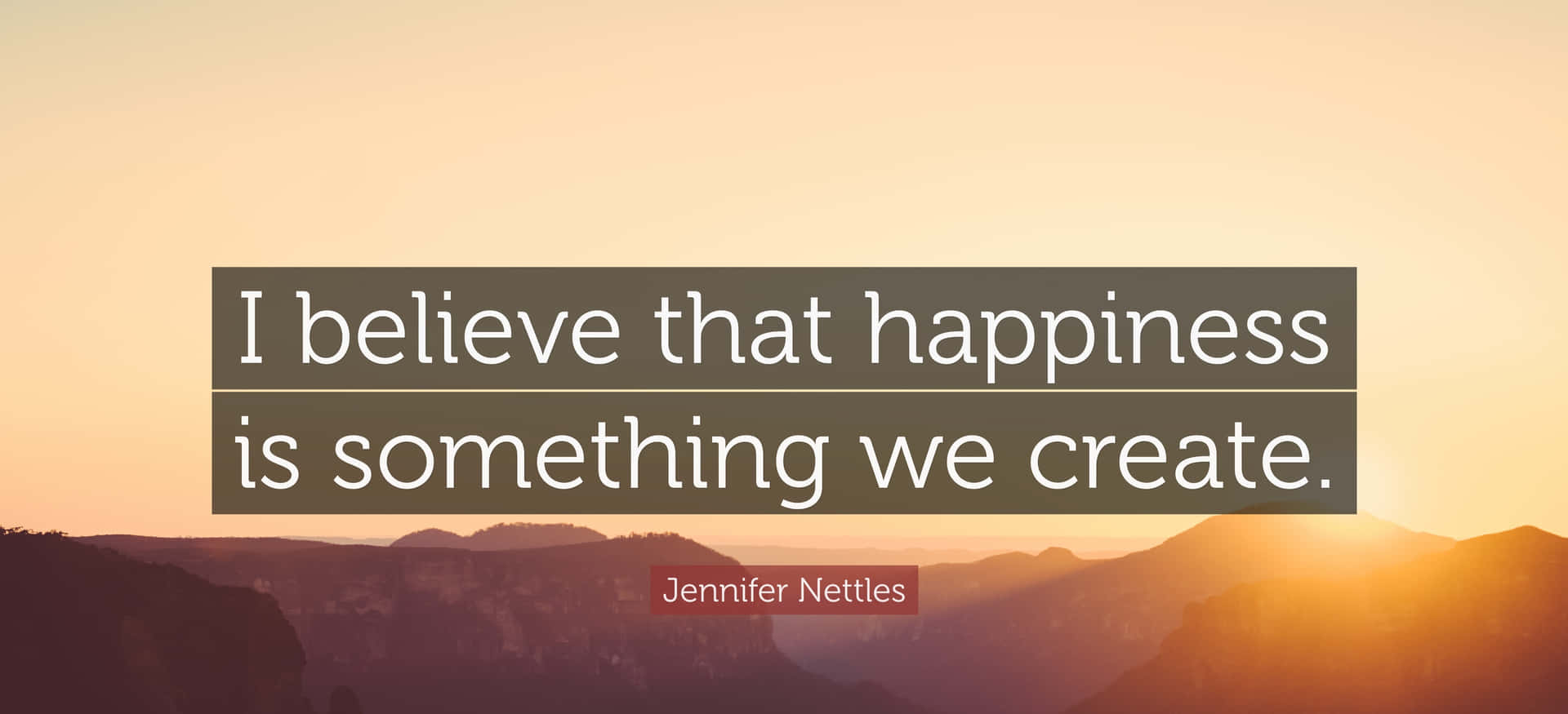 Inspirational Happiness Quote On A Serene Beach Backdrop Wallpaper