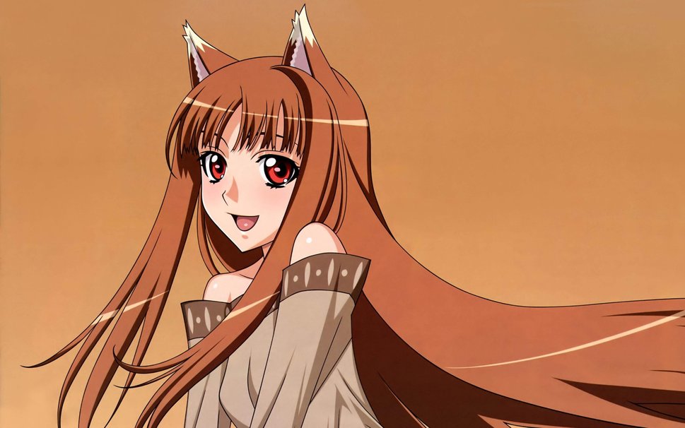 Spice And Wolf Holo Wallpaper