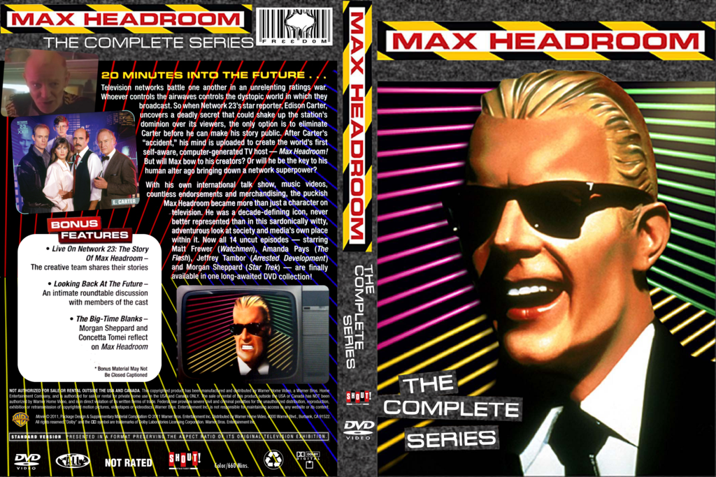 Max Headroom Wallpaper Max headroom dvd cover by