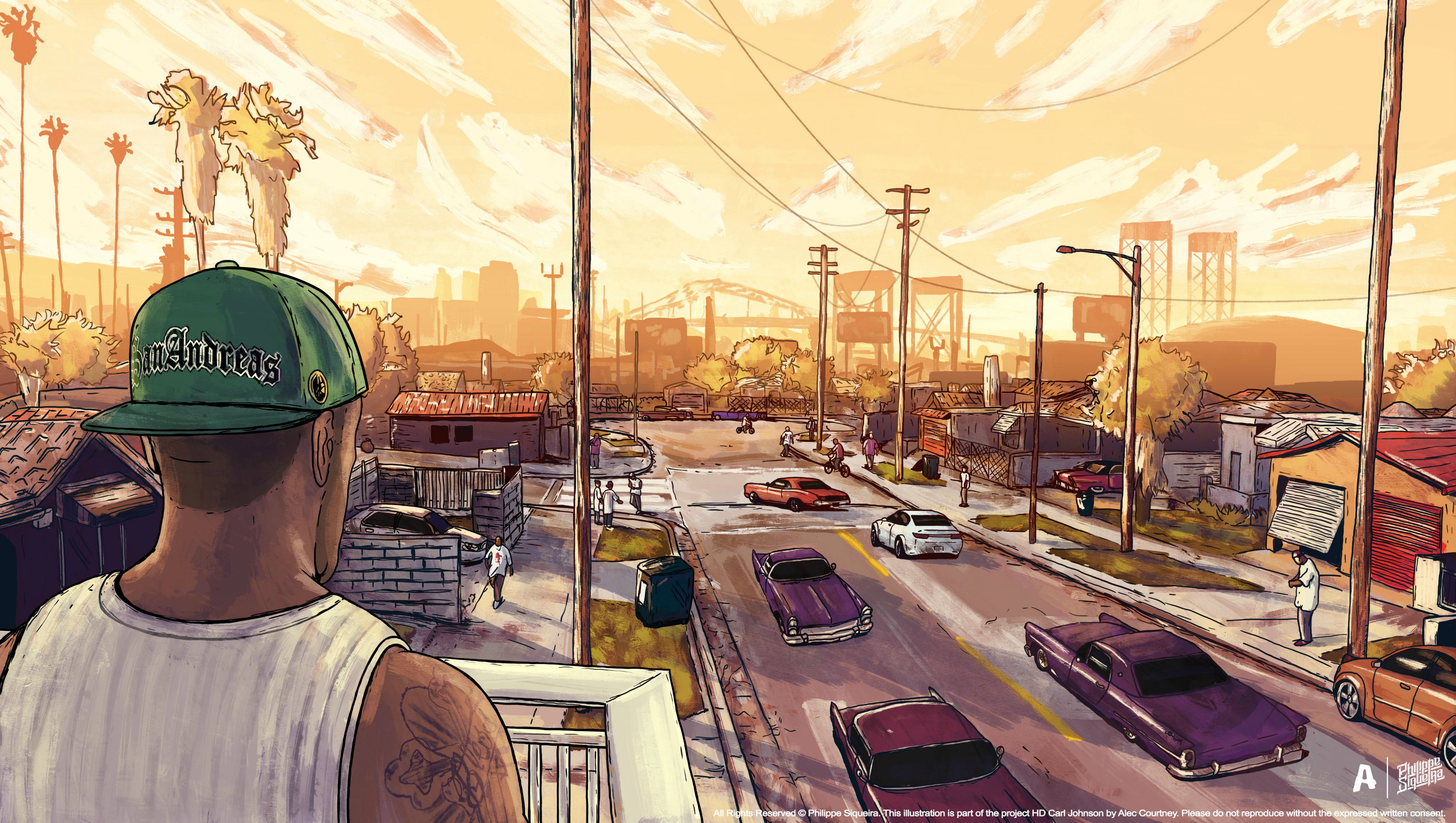 Gta San Andreas Artwork Wallpaper HD Games 4k Image Photos