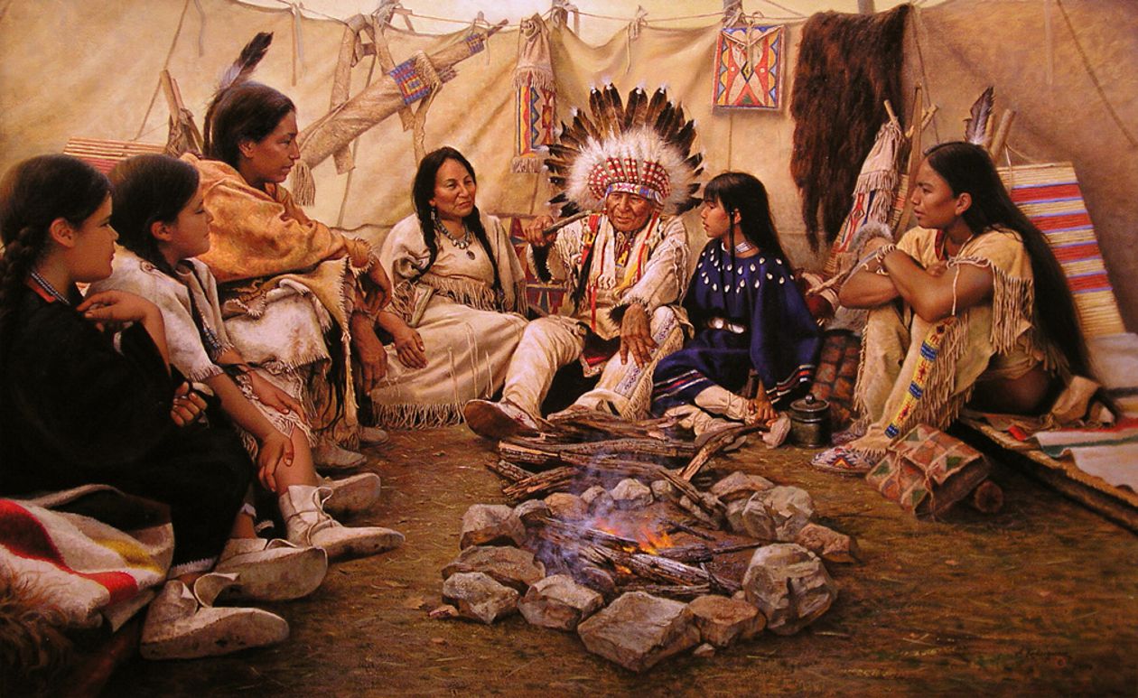 Native American Family