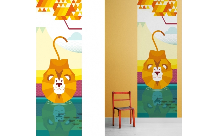  kids room decor wall decors murals XXL kids wallpaper mural lion 696x435