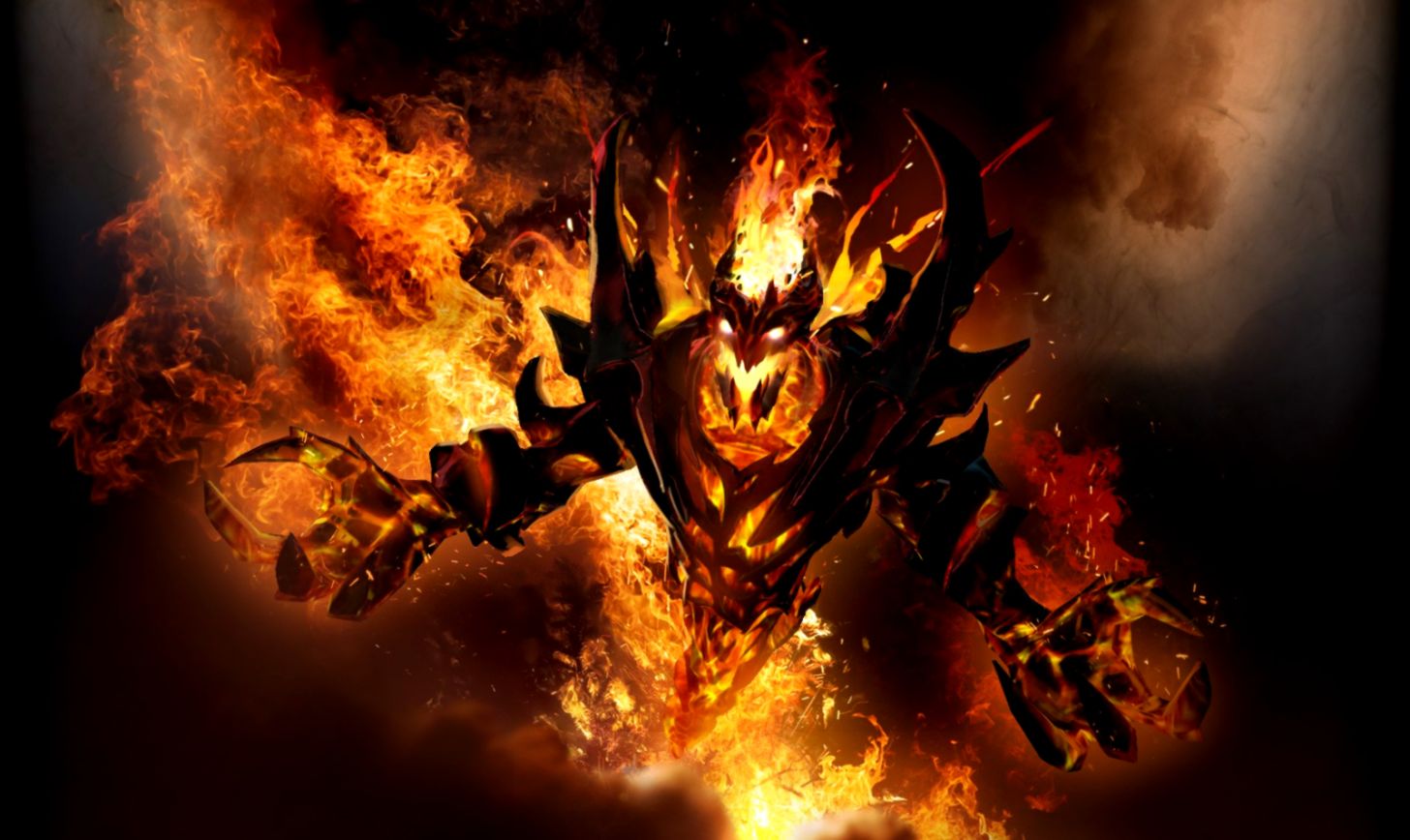 Dota Shadow Fiend Video Games Nevermore Wallpaper Never More