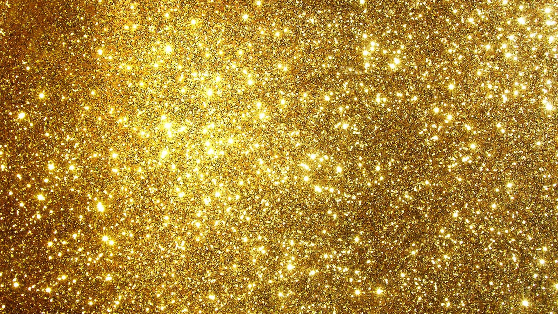 High Resolution Gold Glitter Background Wallpaper