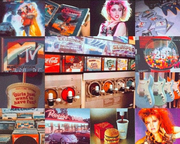 Monika On Retro Wallpaper