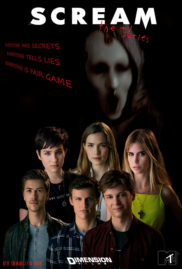 Scream The Tv Series Poster Fan By Diablito Tibubcn On