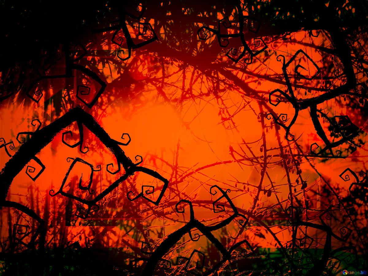 Picture Beautiful Halloween Background Spooky Forest