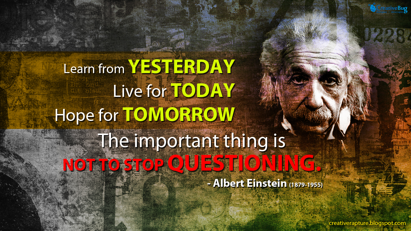 Albert Einstein Quote Wallpaper X HD Quality Creativebug