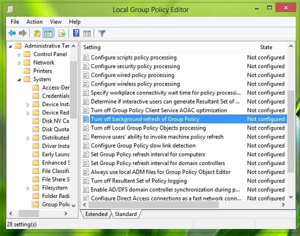 🔥 Free download background refresh of Group Policy using Local Group Policy Editor [600x472] for