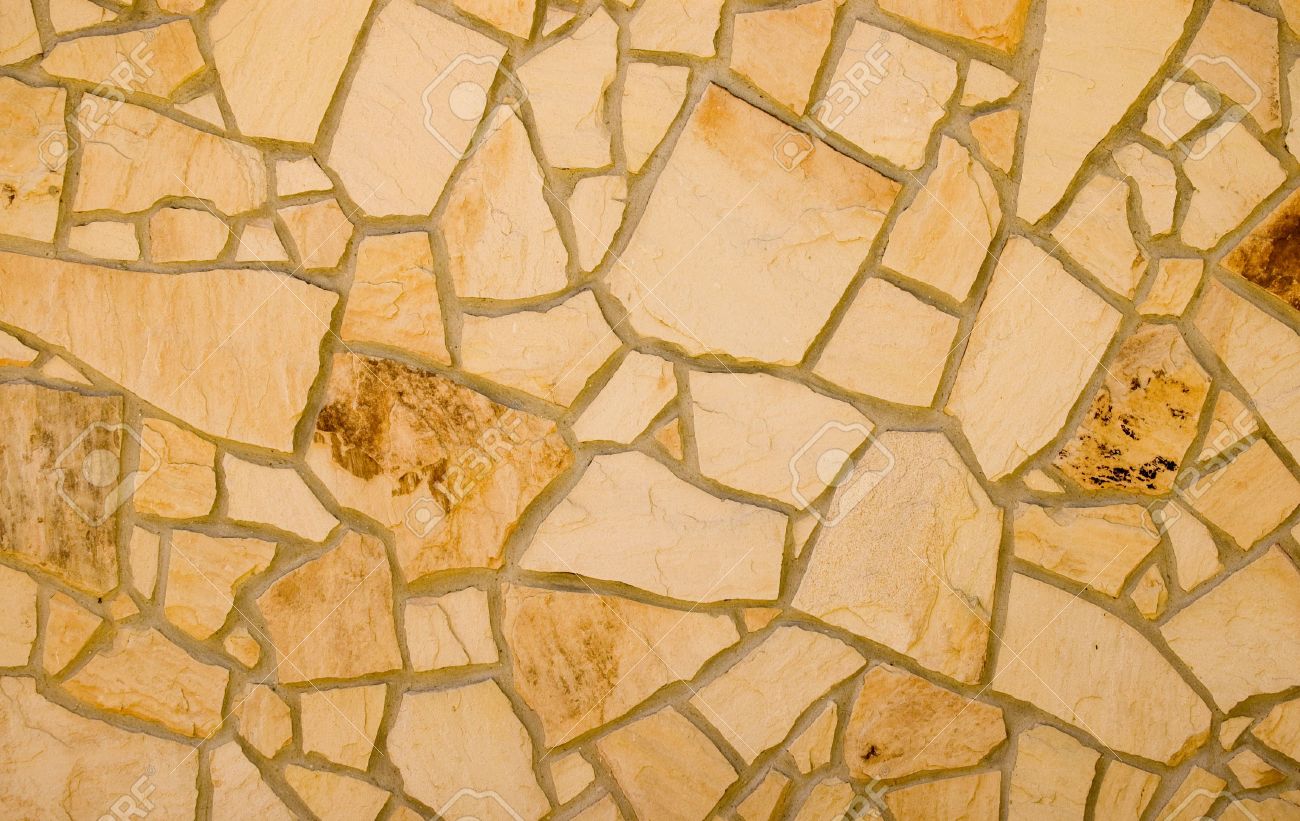 Flagstone Pattern For Texture Or Background Stock Photo Picture