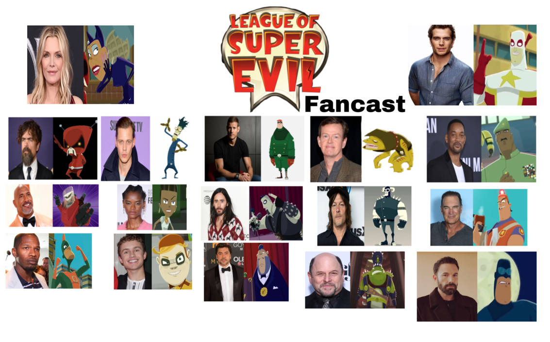 League Of Super Evil Movie Cast Updated By Masedog78 Wallpaper