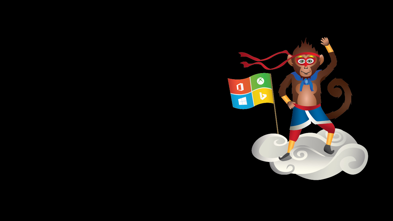 Microsoft Celebra El A O Nuevo Chino Con Wallpaper Del Ninja Monkey