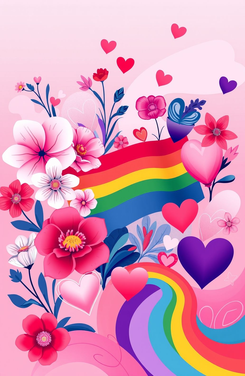 Lesbian Aesthetic Pride Wallpaper