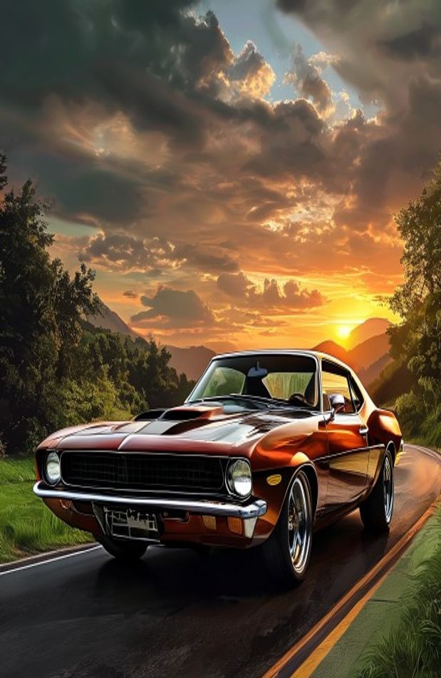 Classic Muscle Car Wallpaper