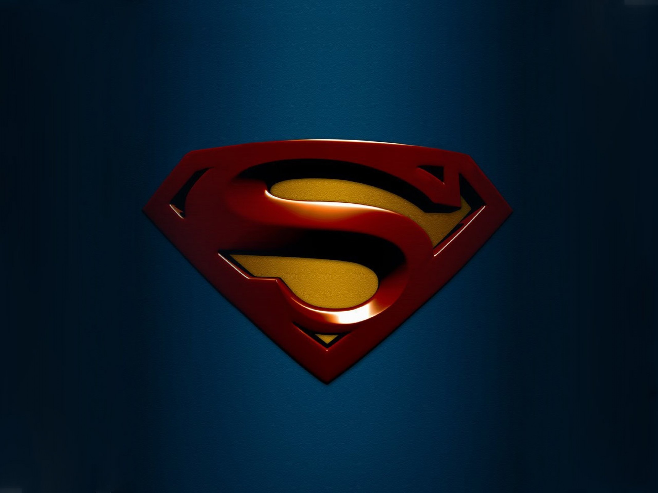 Blue Background Logo Superhero Izobradenie Wallpaper