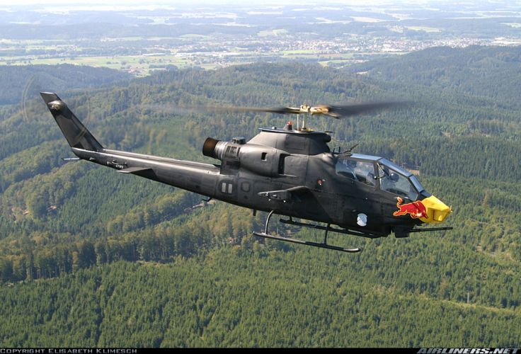 Aircraft Vehicle Military Army Attack Cobra Red Bull Wallpaper