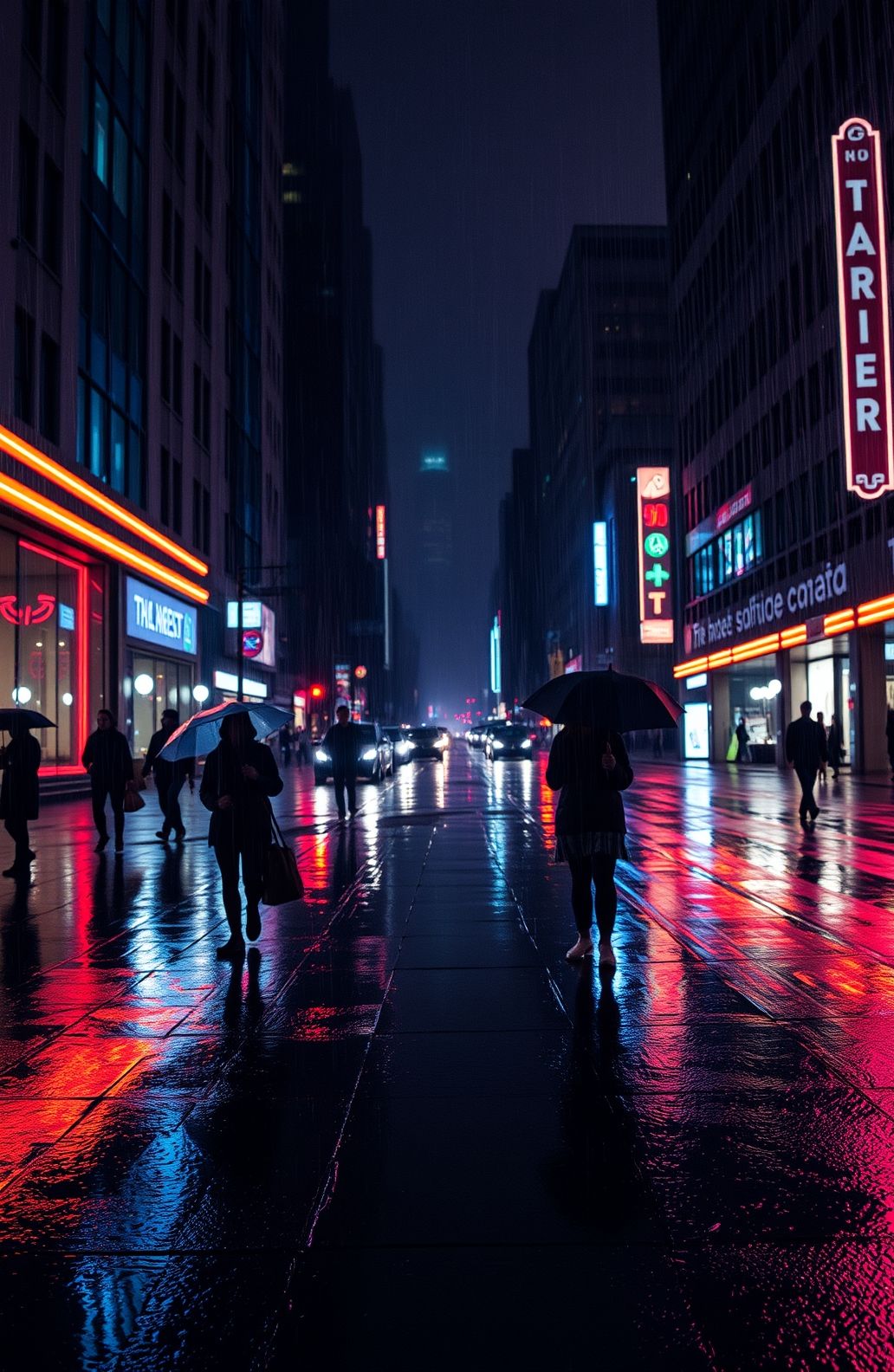 City Rain Wallpaper