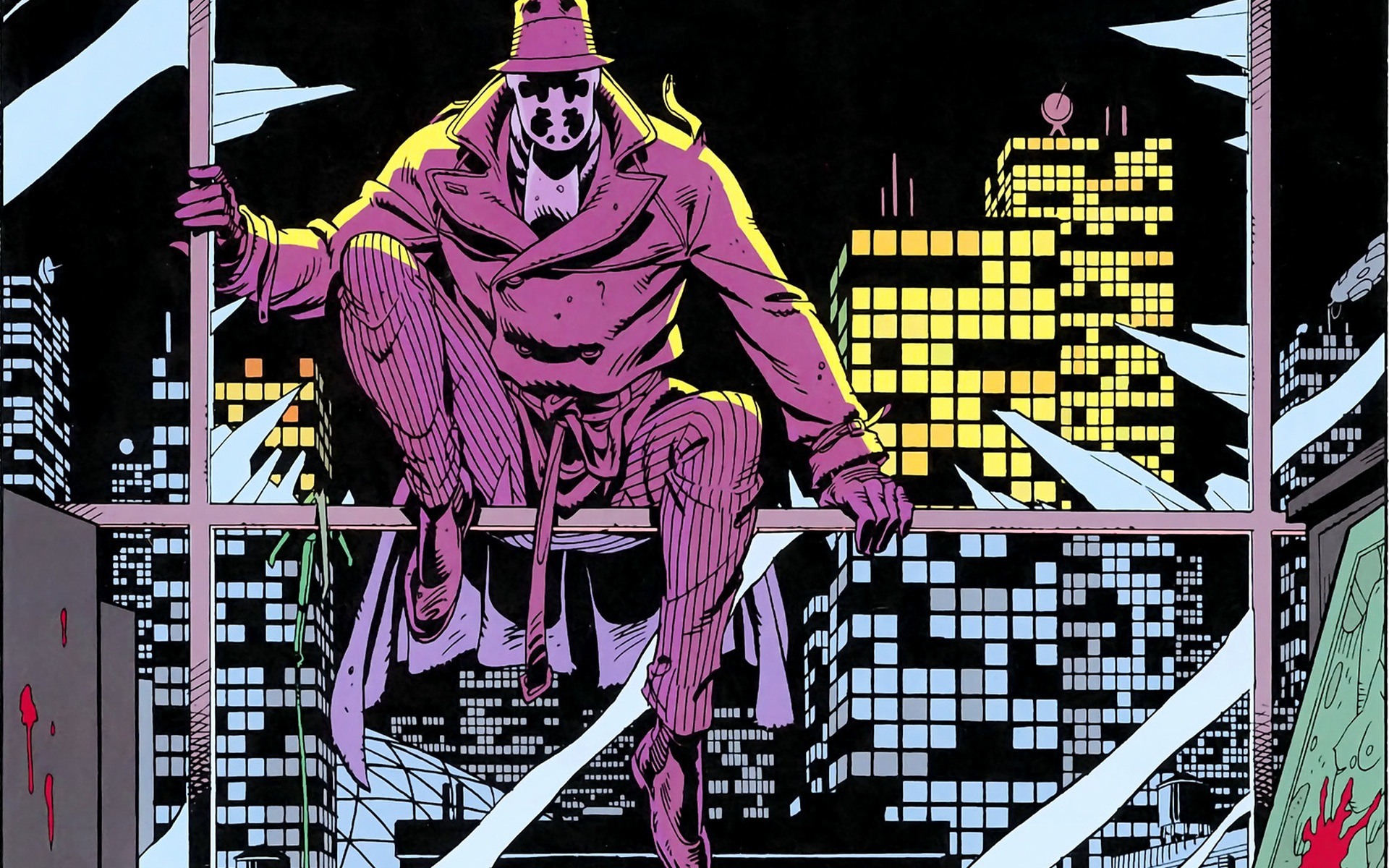Watchmen Rorschach Desktop Wallpaper