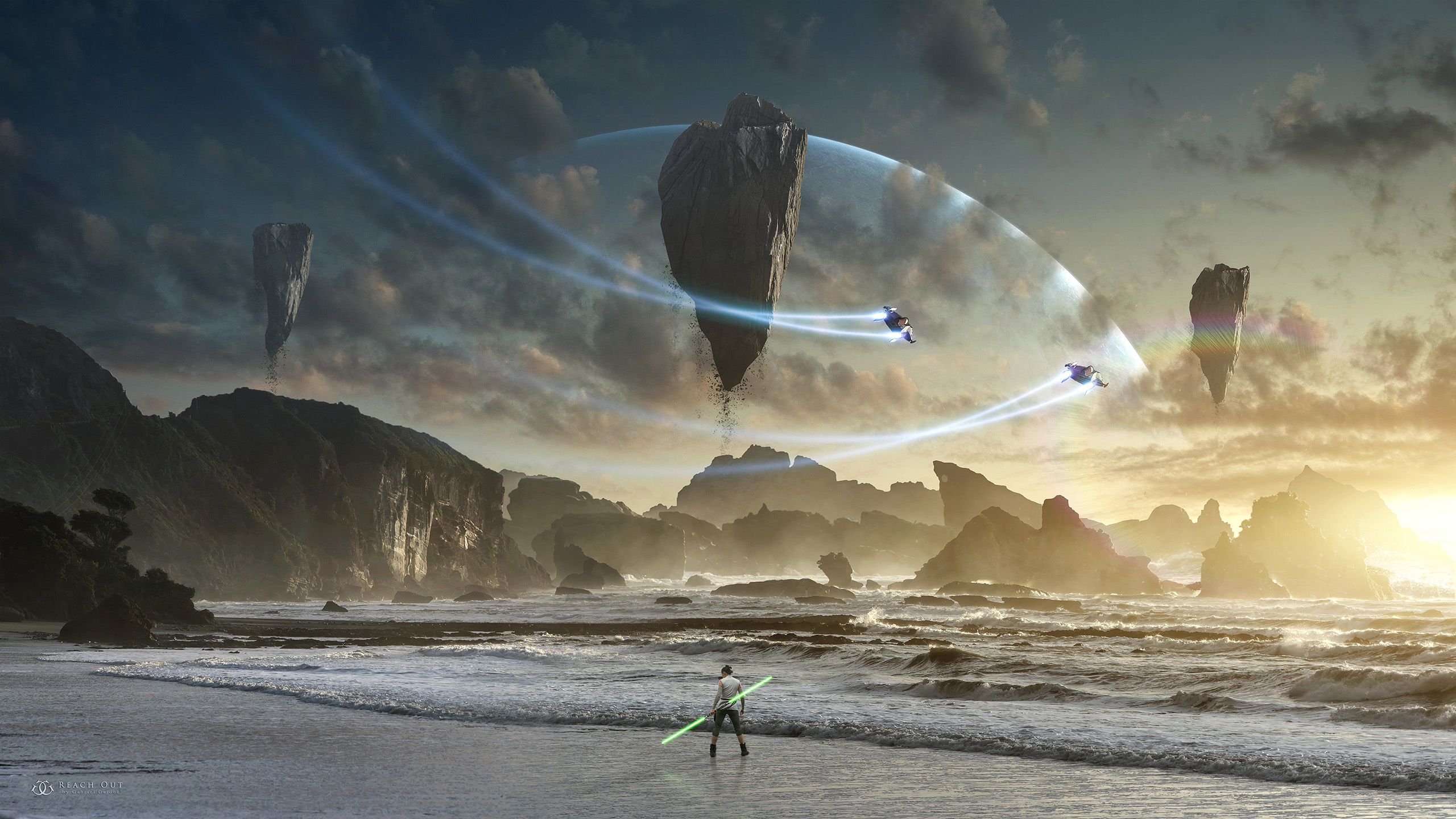 Epic Star Wars Landscape HD Wallpaper