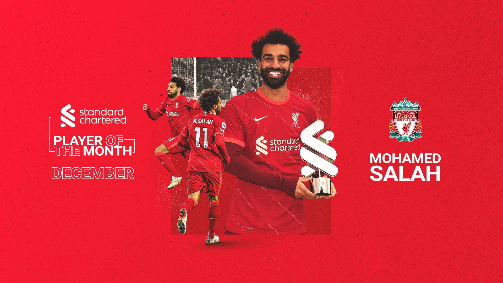 Liverpool Fc Mo Salah Named Standard Chartered Player Of The