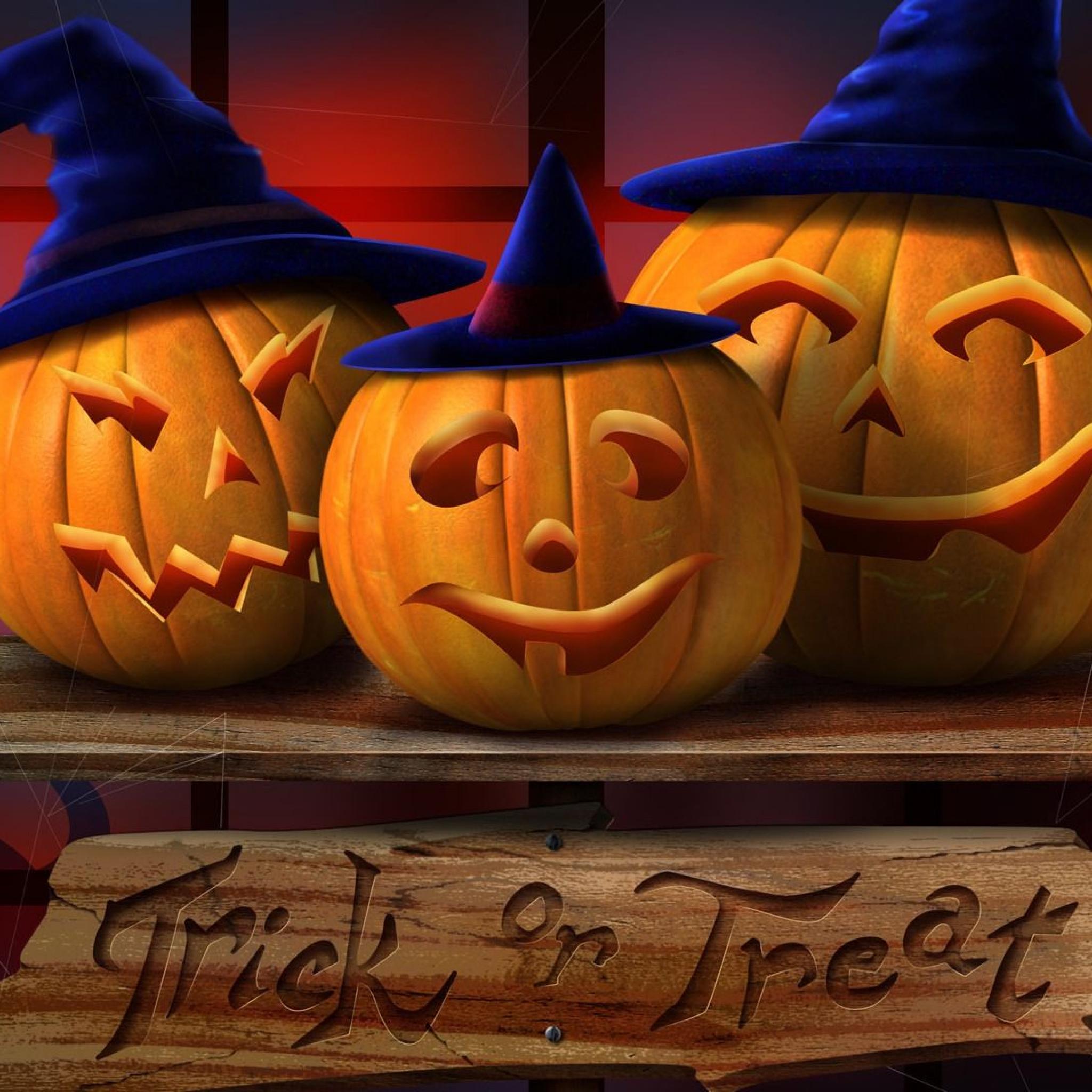 Halloween Ipad Wallpaper Happy Pumpkins Jpg