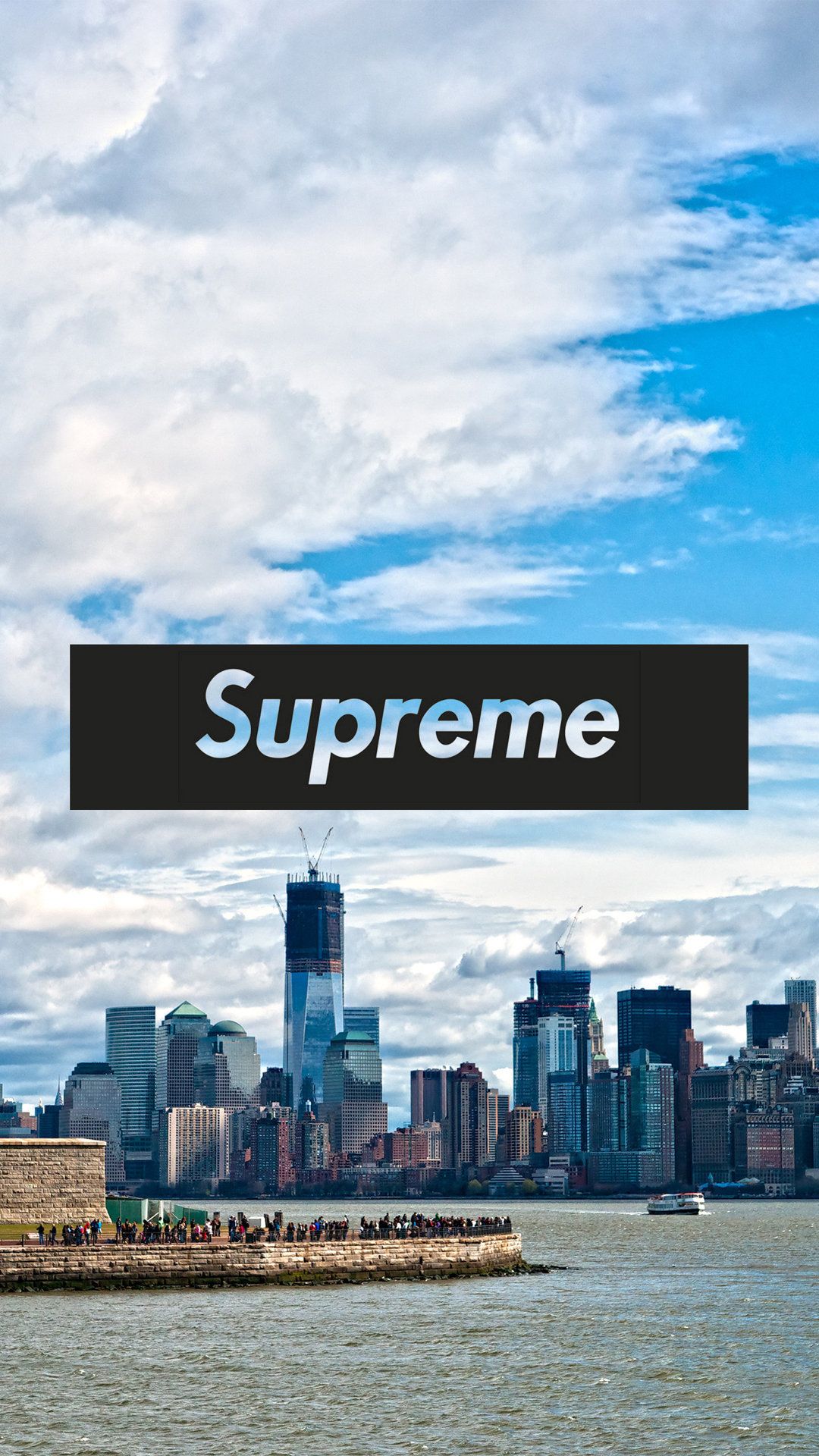 Supreme New York Wallpaper Top