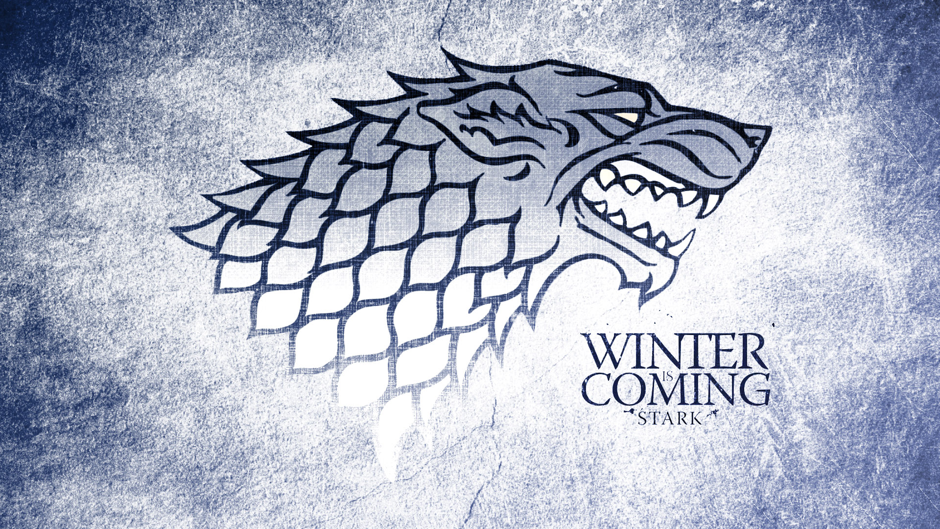 Winter Is Ing Stark Wolf Grunge Logo HD Image Tv Series