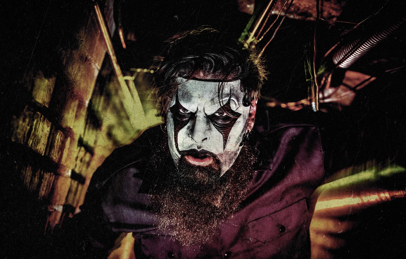 Wallpaper Mask Guitarist Male Beard Musician Slipknot