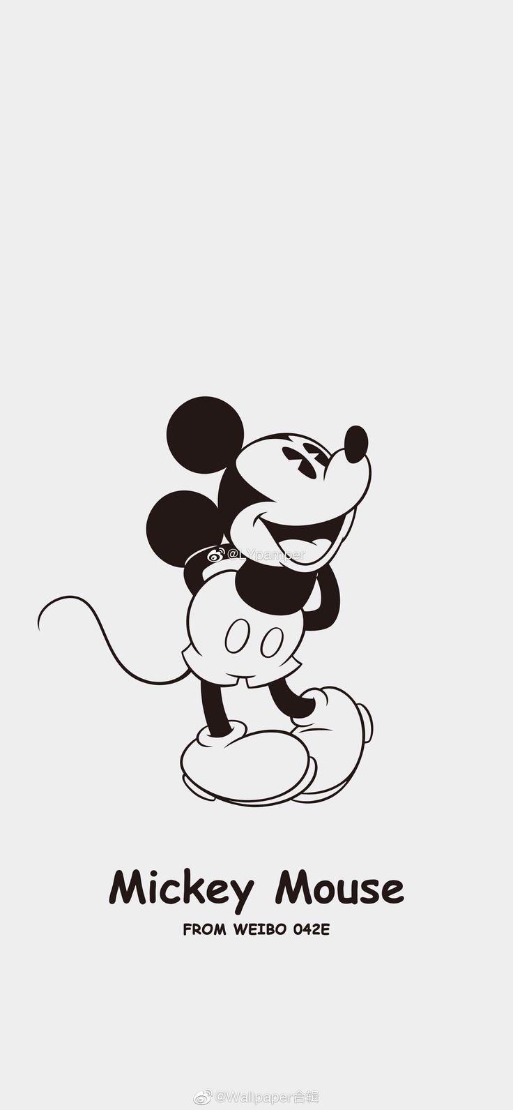 Mieseyo On Aesthetic Background Wallpaper Mickey Mouse