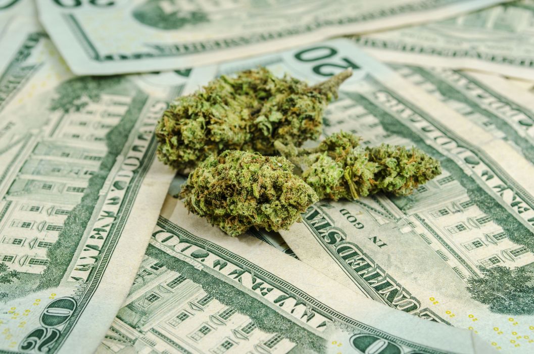 Marijuana Weed Mary Jane Drugs Money Wallpaper