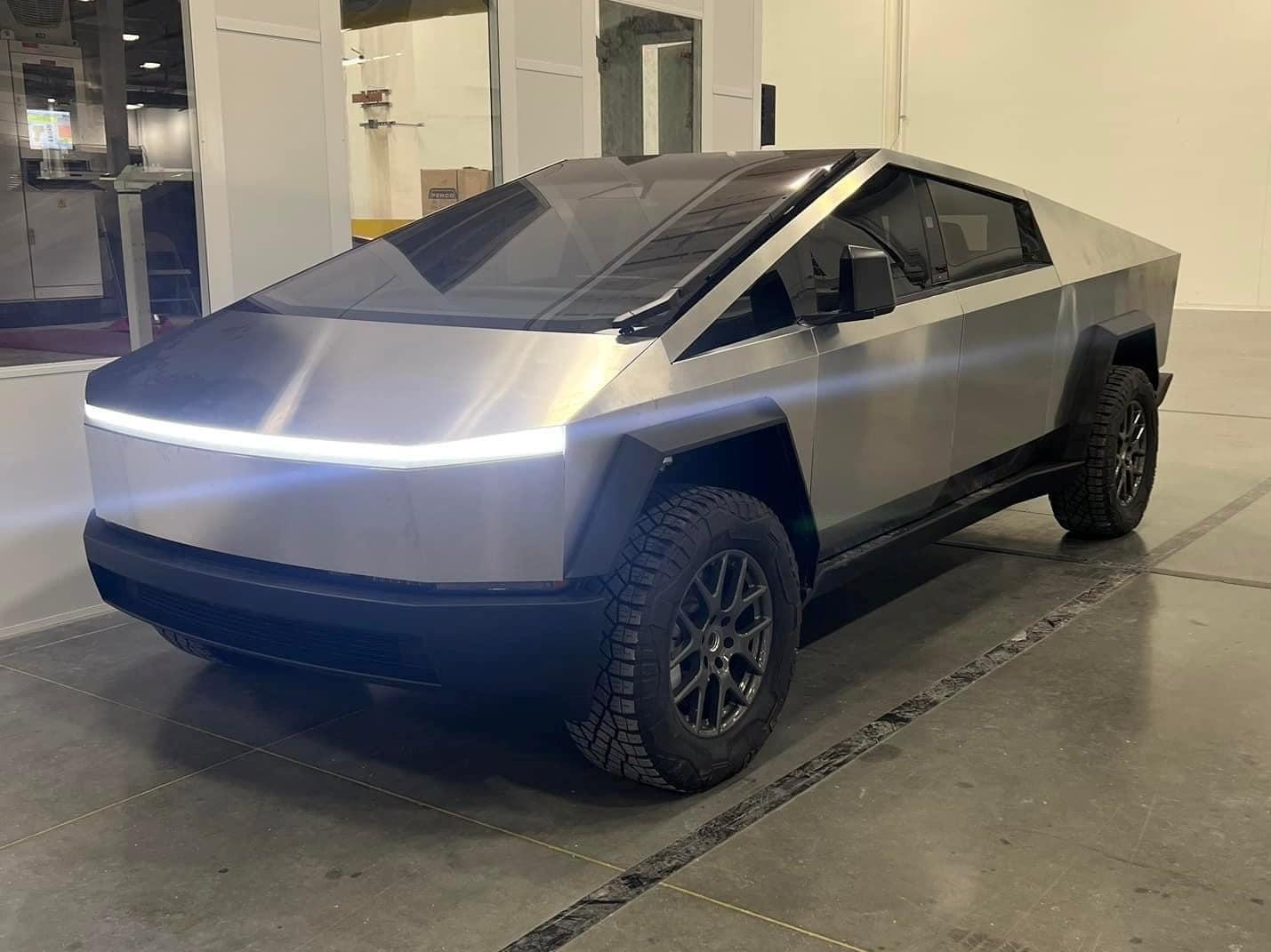 Tesla Cybertruck Leaked Image Show Clear Look At Updated Alpha