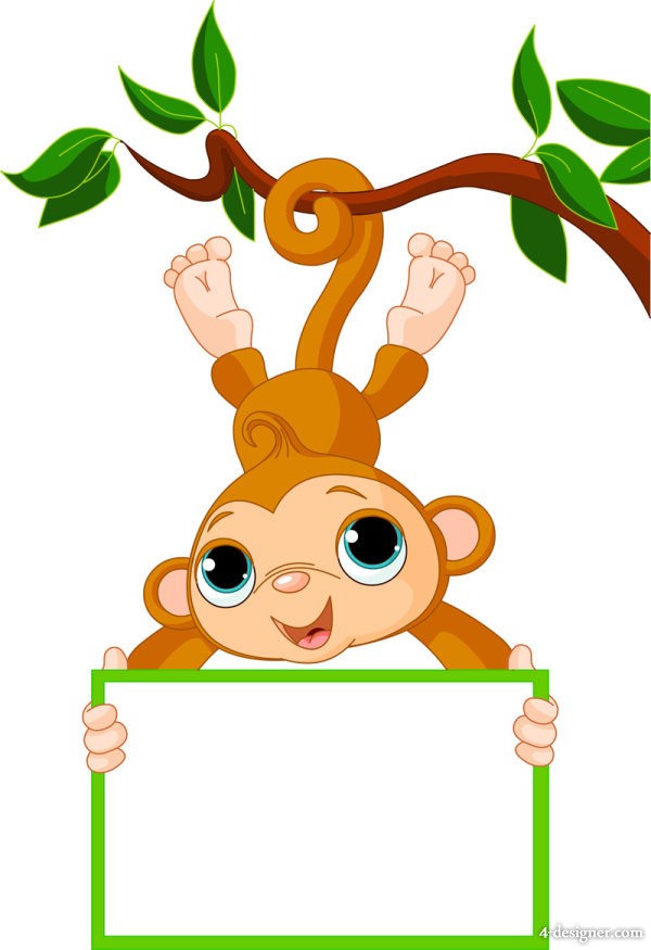 Cute Animated Monkeys Clip Art Car Pictures