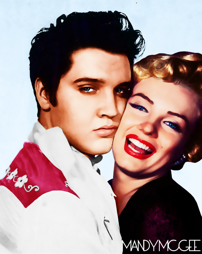 Elvis Presley And Marilyn Monroe Wallpaper