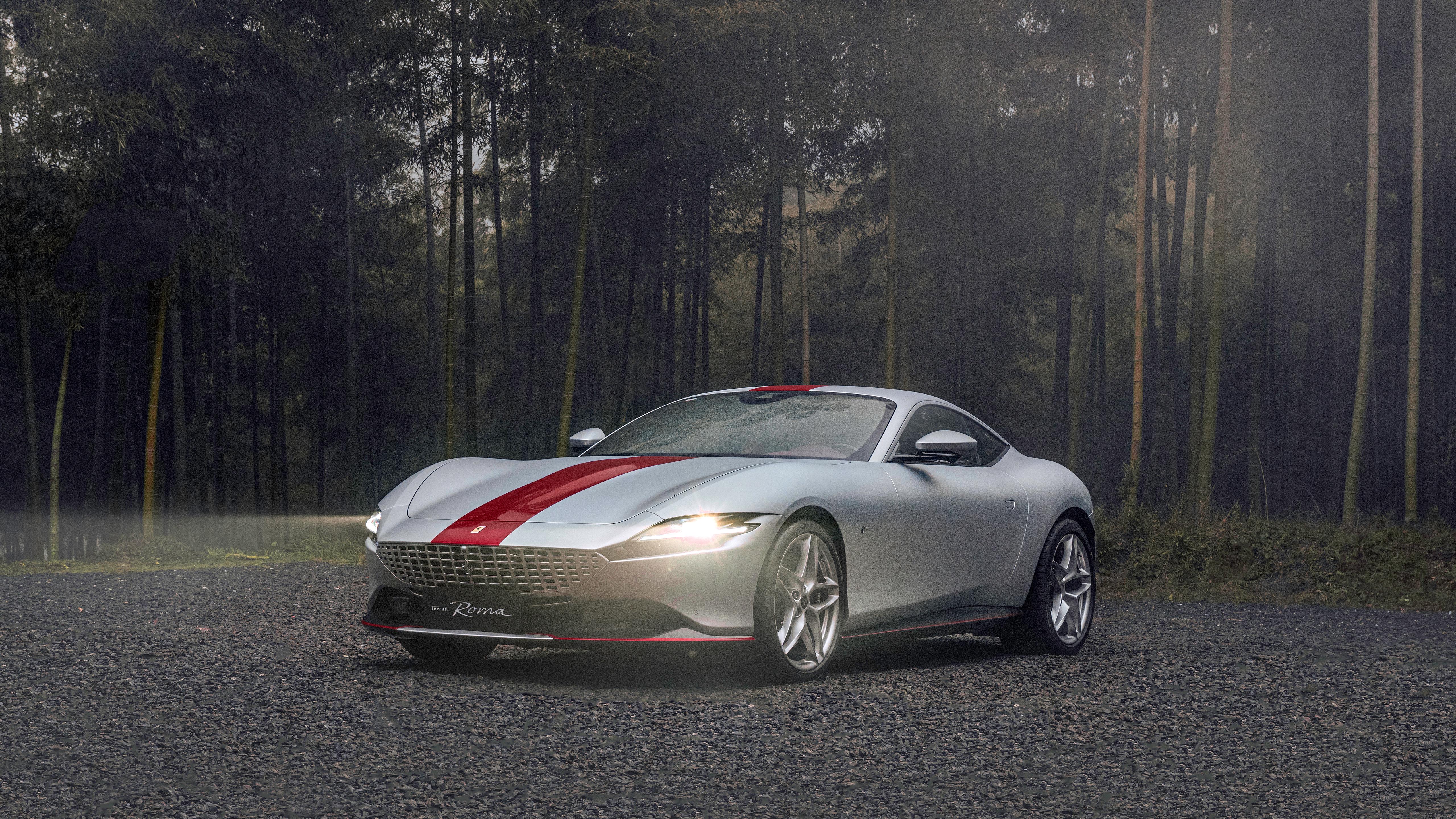 Ferrari Roma 30th Anniversary 5k Wallpaper HD Car
