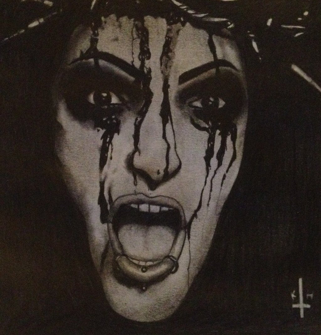 Chris Motionless In White Drawings Cat