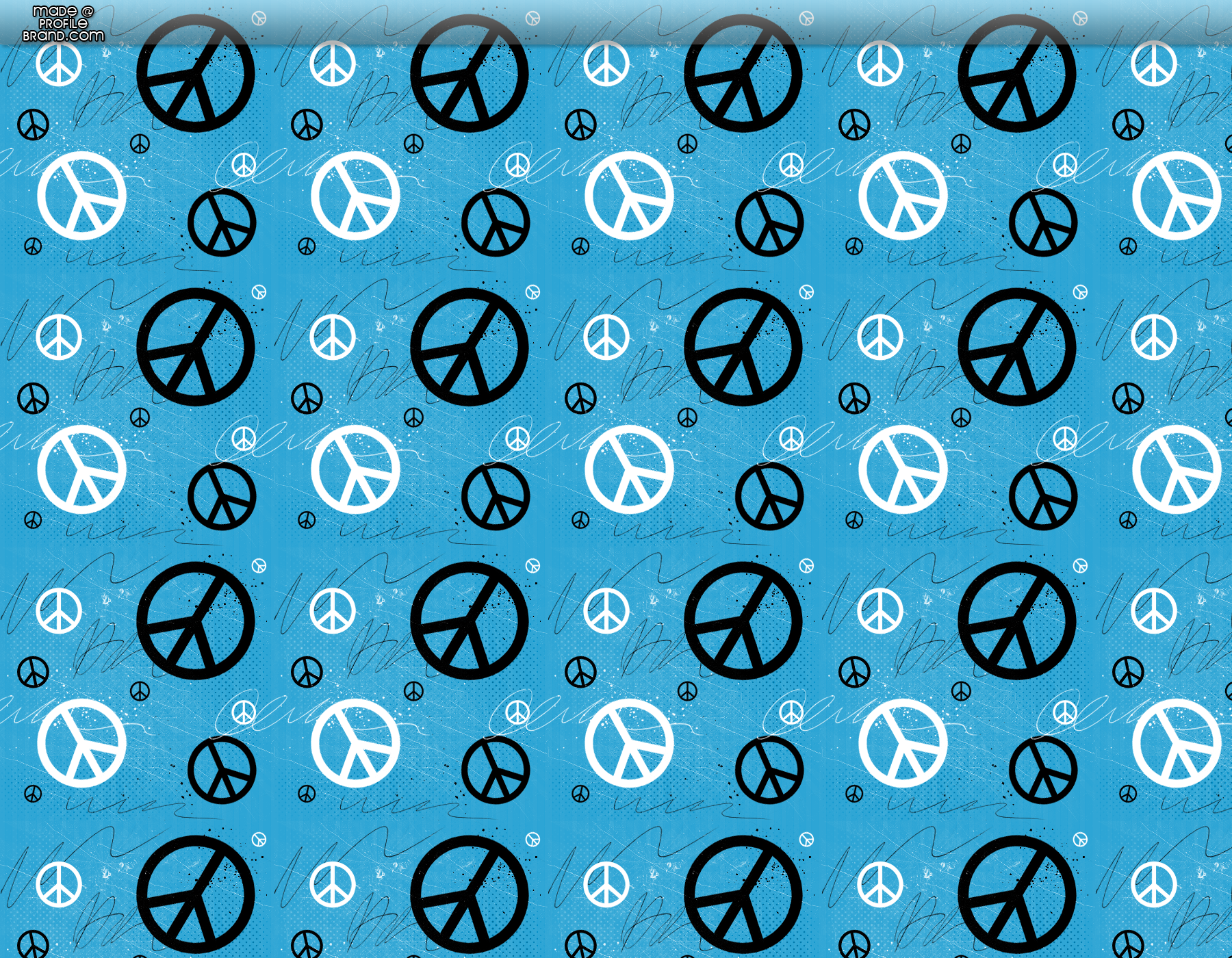 Blue Peace Signs Peace Formspring Background