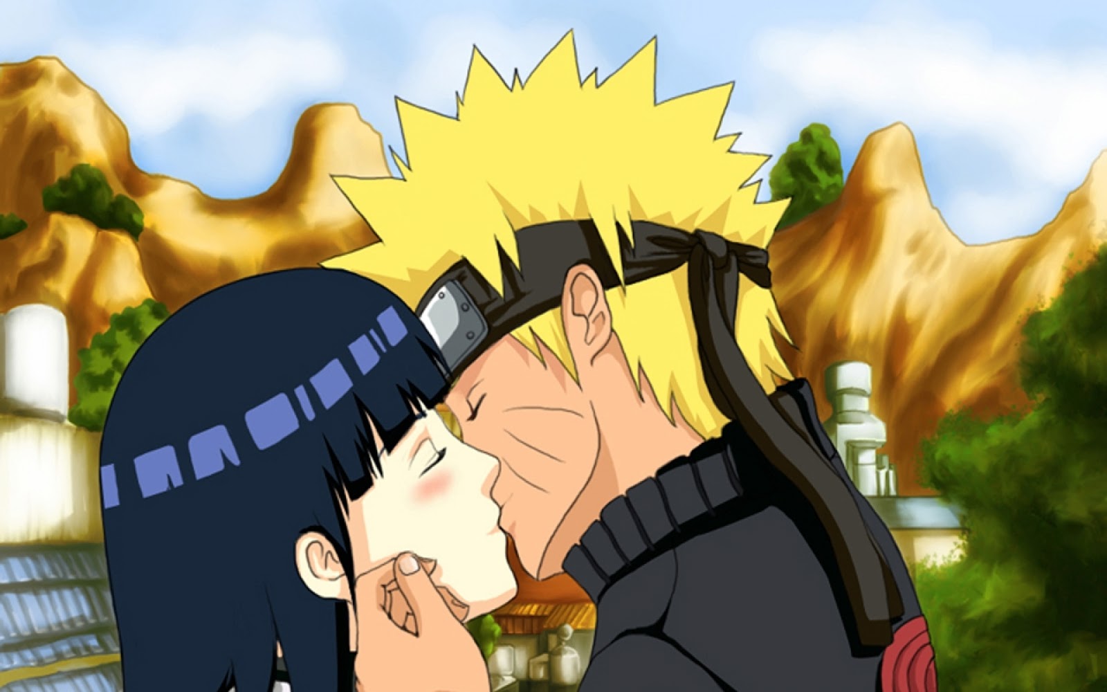 Naruto Kissing Hinata HDq Wallpaper